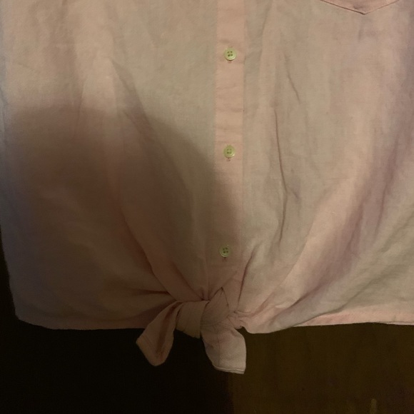 Madewell Tie Front Top   Size L - Picture 7 of 15